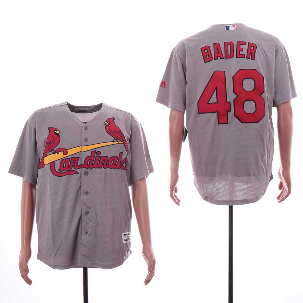 Cardinals 48 Harrison Bader Gray Cool Base Jersey Sguo,We sell and wholesale Cardinals 48 Harrison Bader Gray Cool Base Jersey Sguo on line form chian!